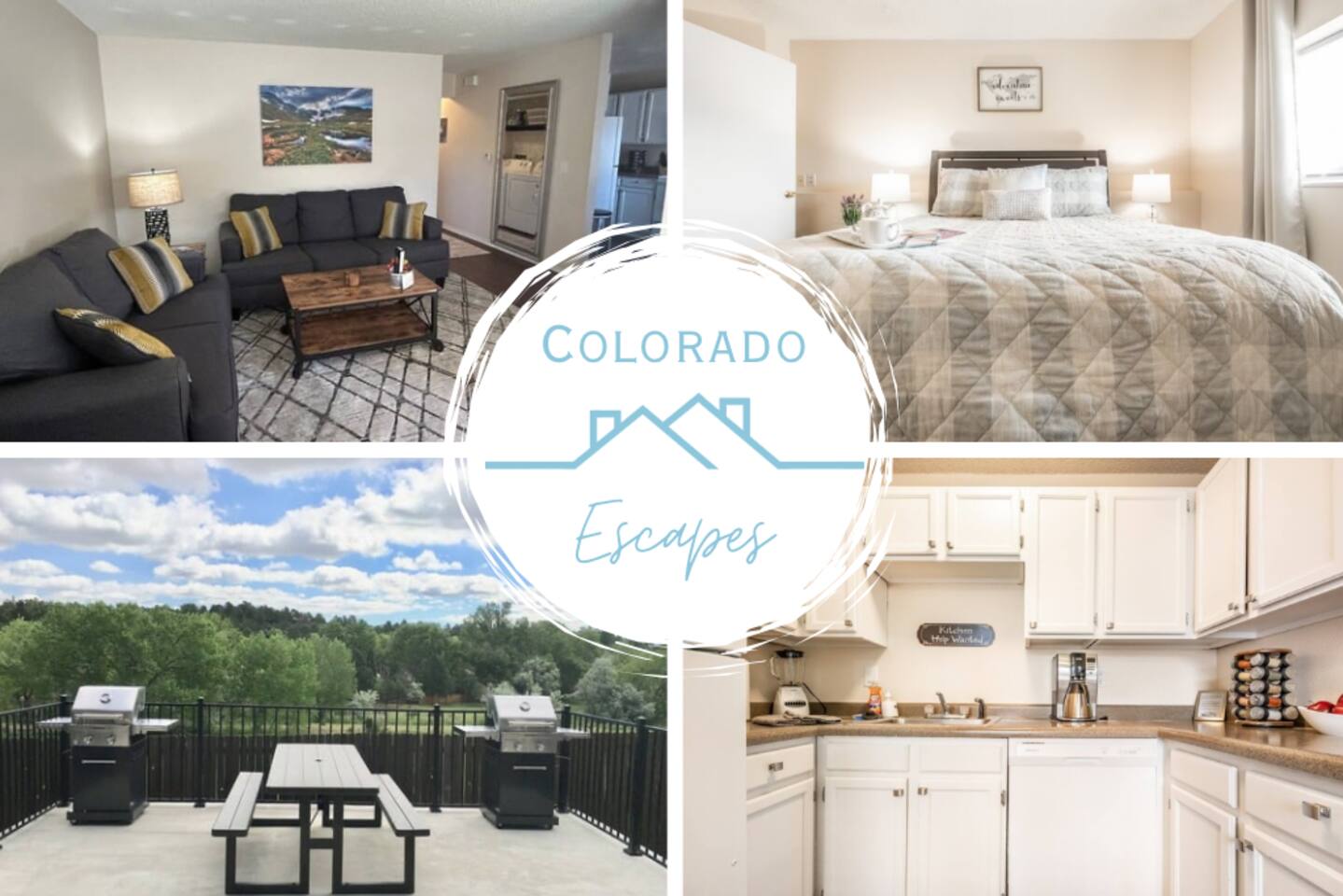 Cozy Springs:Full Kitchen, Laundry, Great Location