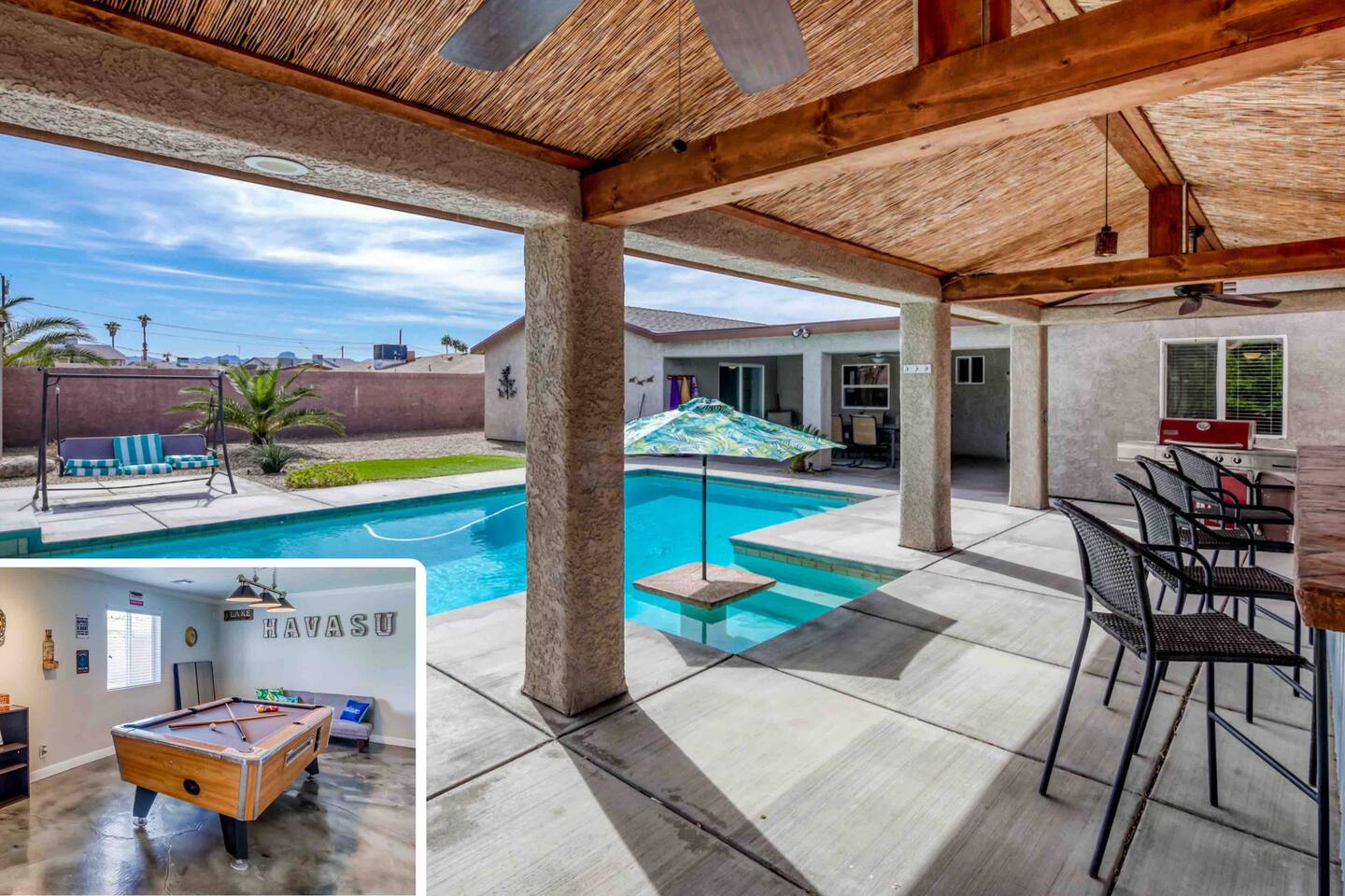 Sprawling Pool Home w/ Outdoor Bar and Pool Table