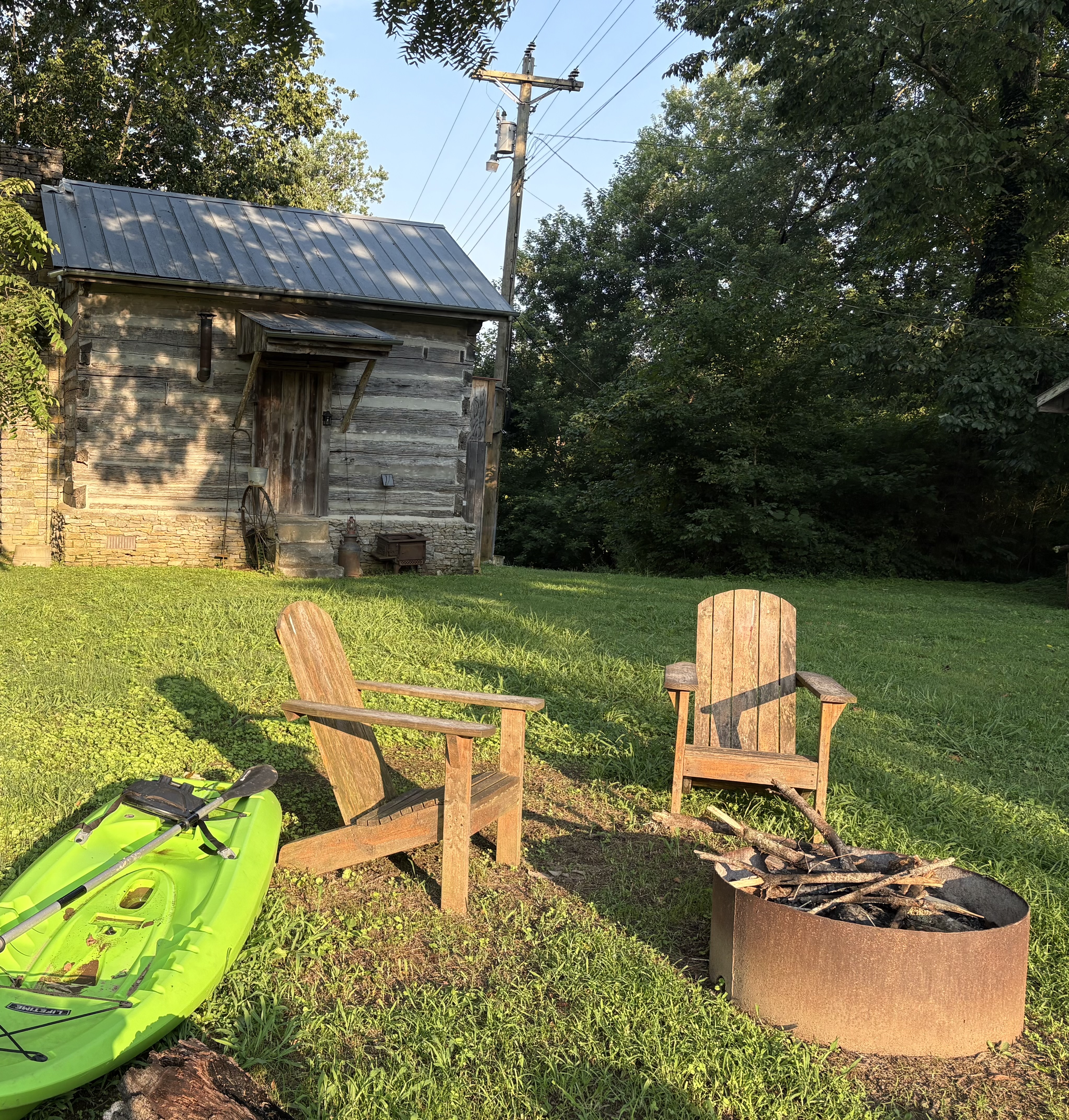 Serene 1800s Riverfront Cabin w/ Kayaks
