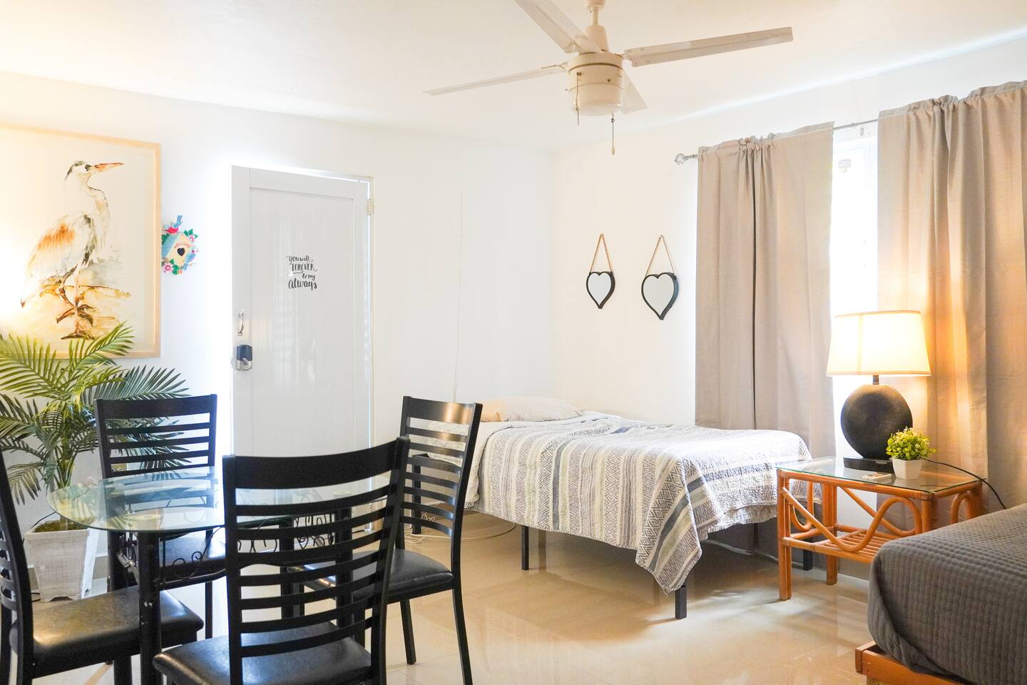 Cozy Studio for Casual Comfort — Solar Backup!