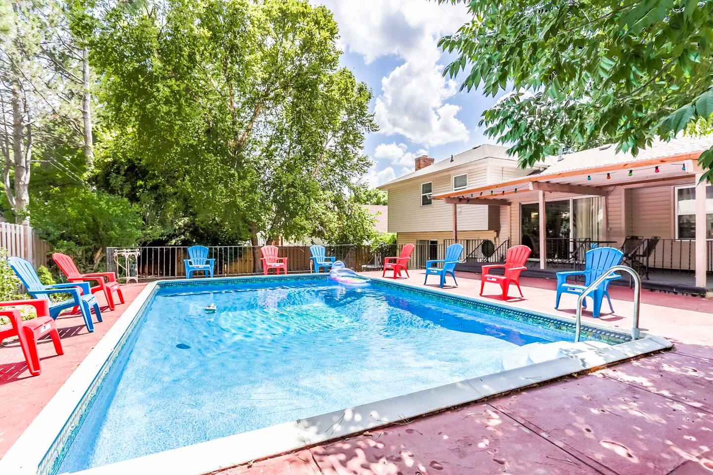 Heated All season pool  Private Spacious King bed