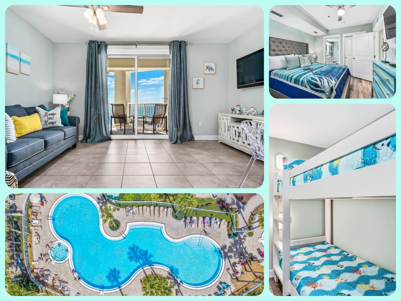 ☀️☀️Modern Beach Condo🏝🌴Panama City Beach 🏖☀️🐬