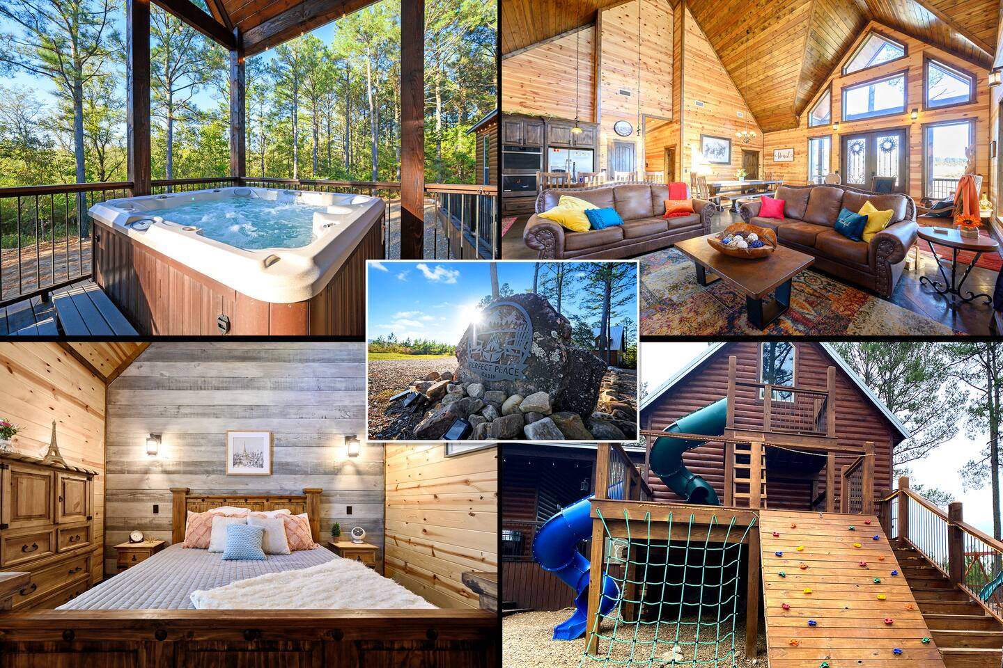 Perfect Peace-4 Kg Suites-Bunk/Game House-Slides!