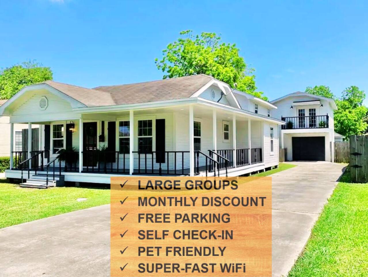 6 BRs Spacious Charming House, Great Neighborhood