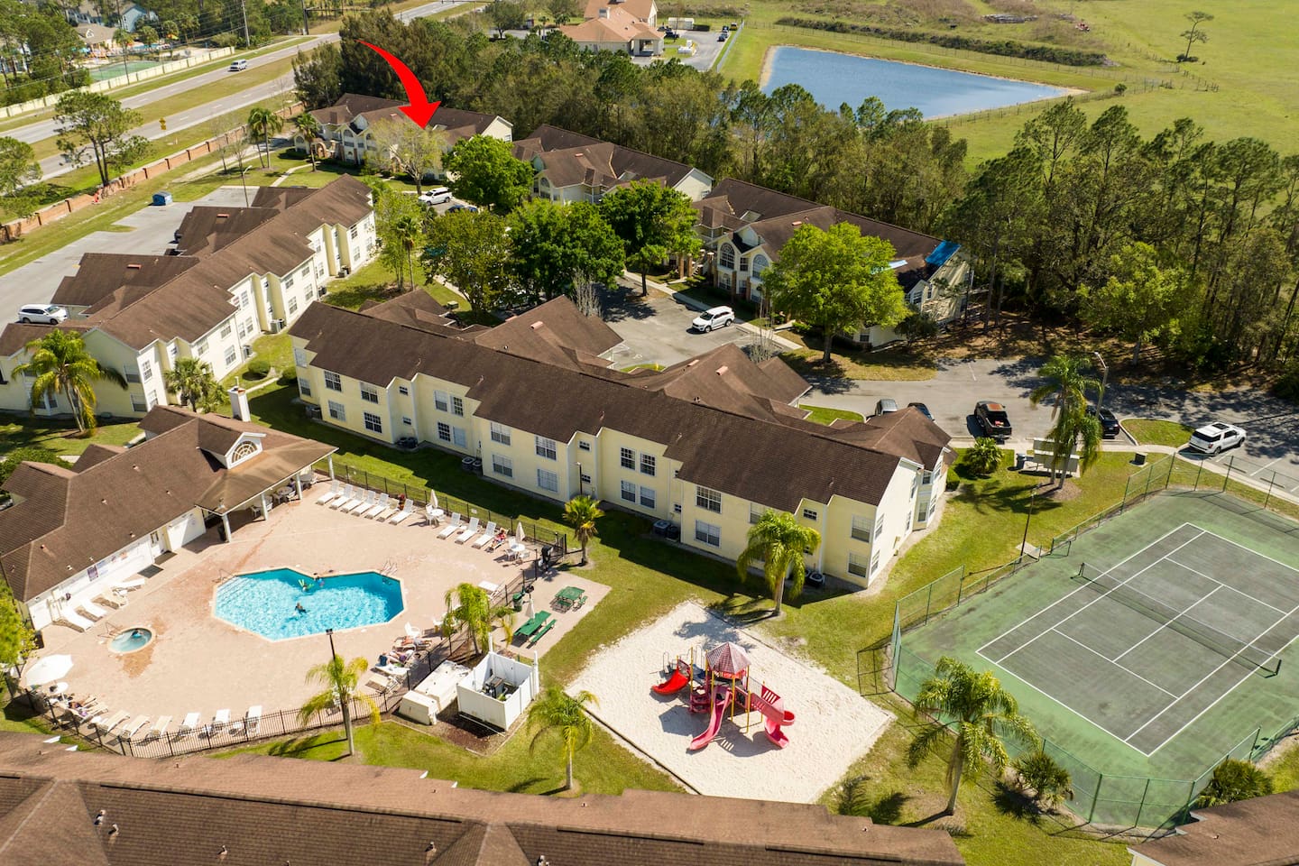 The Villas at Laguna Bay.
Terry who stayed in Feb 2023 said, "We stayed 21 nights here, we came to enjoy warmer weather and we loved the pool area. It is a very quiet neighborhood and everyone was so friendly. The condo was very clean."