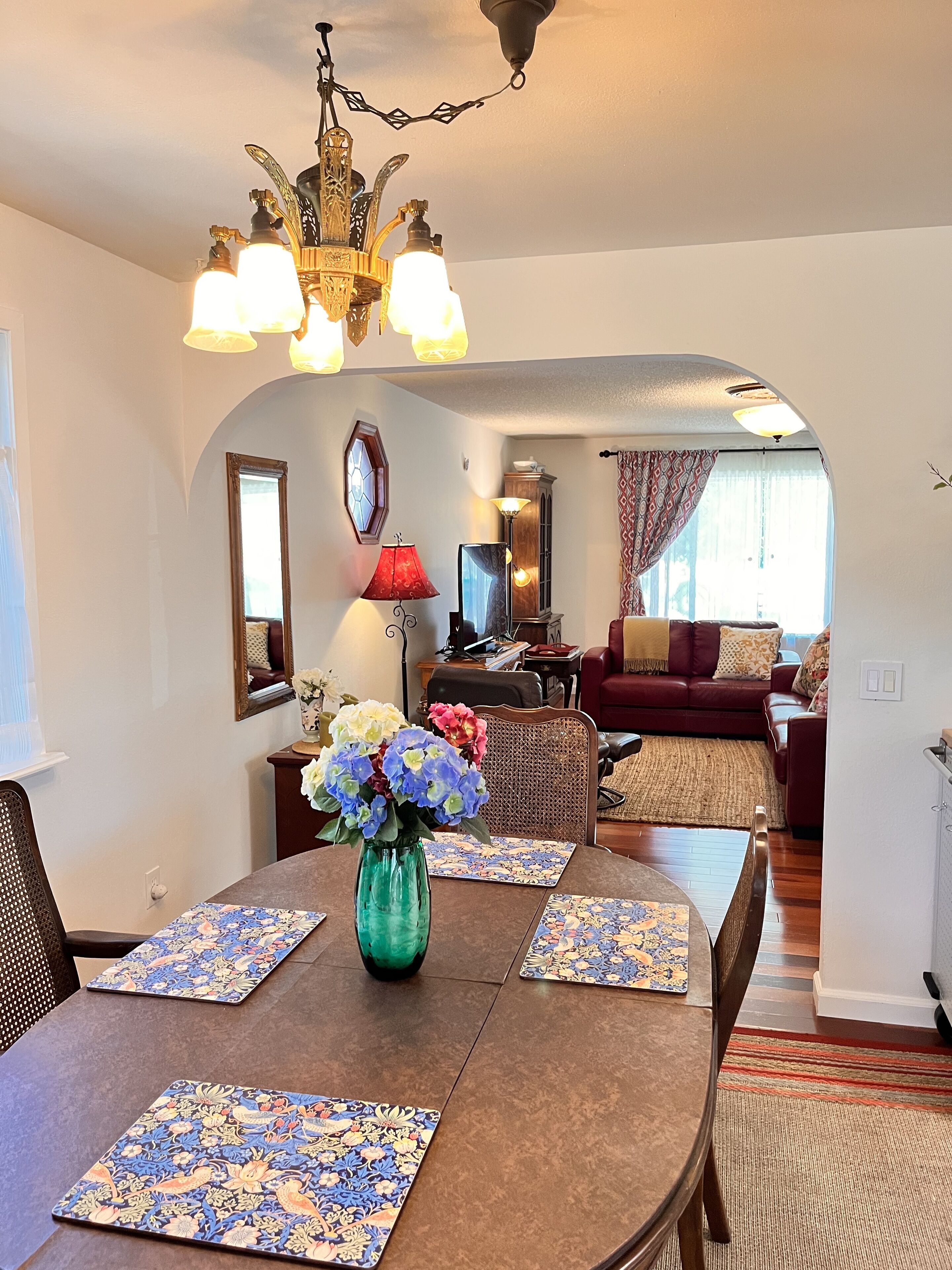 Dining room table.