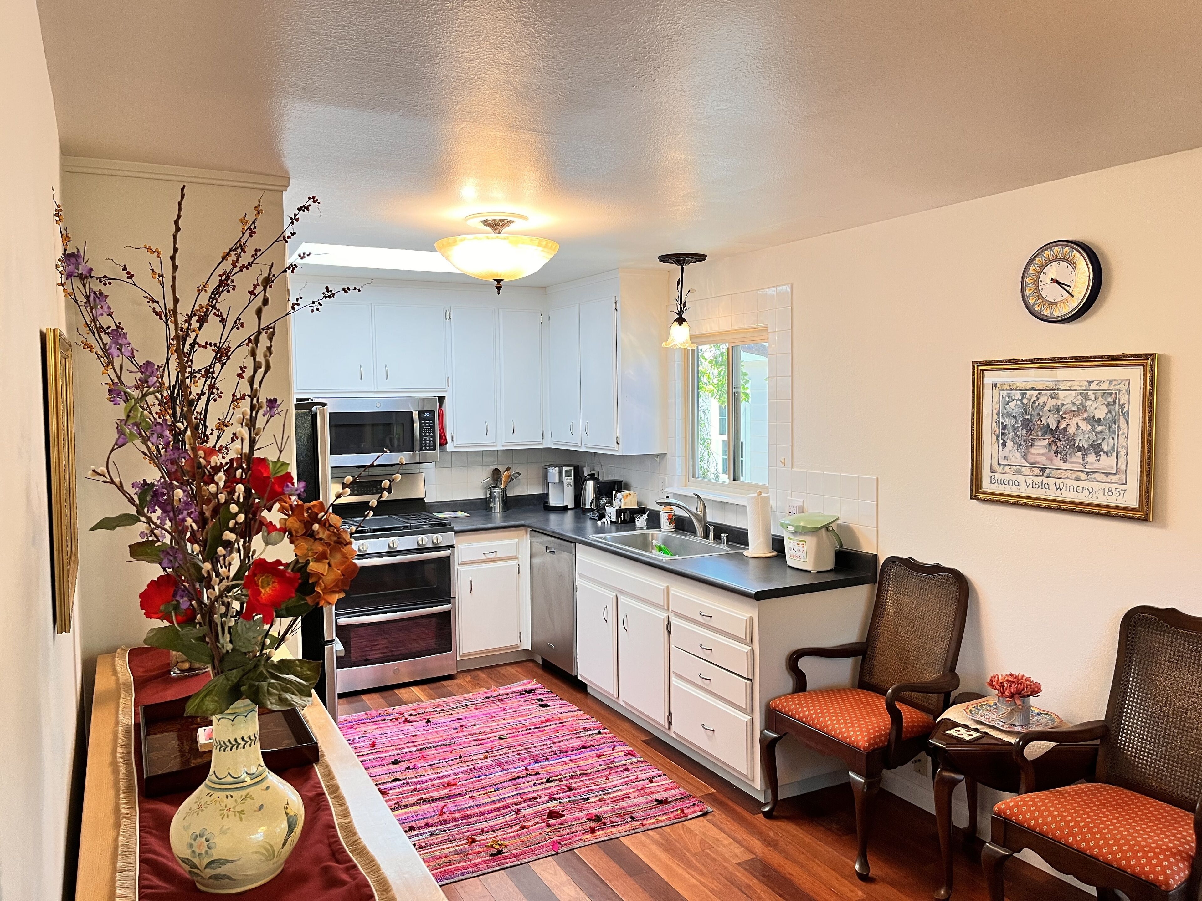 First view of the full kitchen.