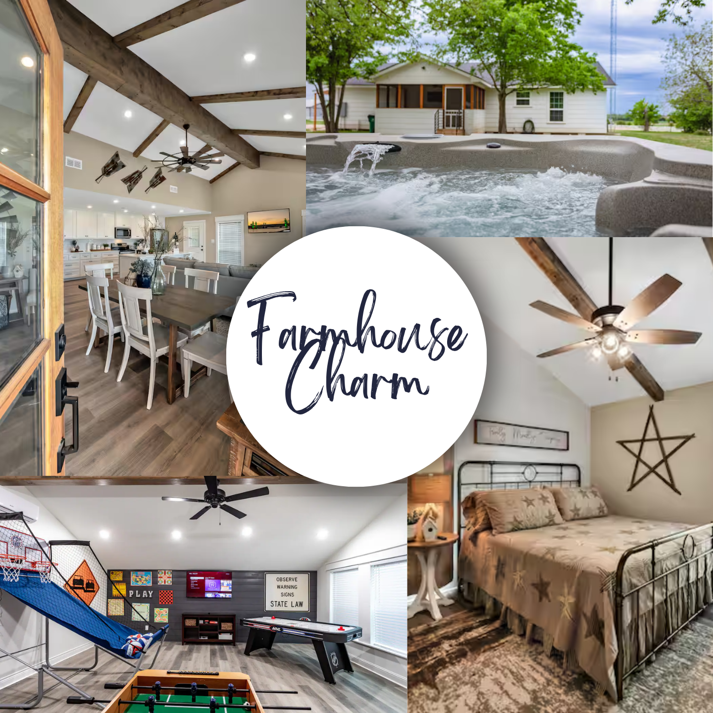 Farmhouse Charm - Waco/Magnolia/Baylor - Game Room