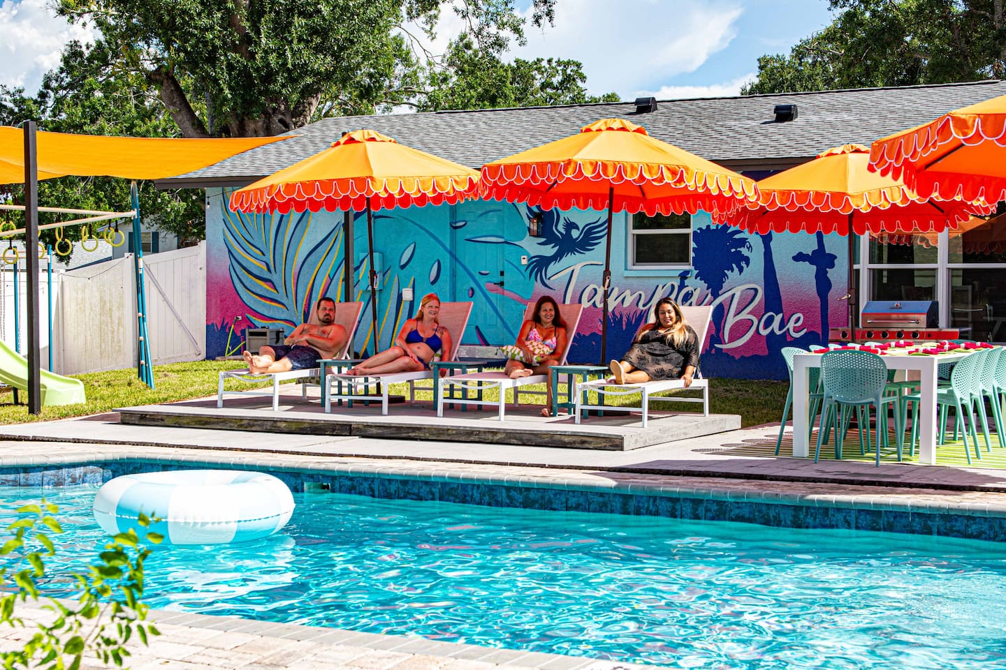 Relax in the heated pool year round!
