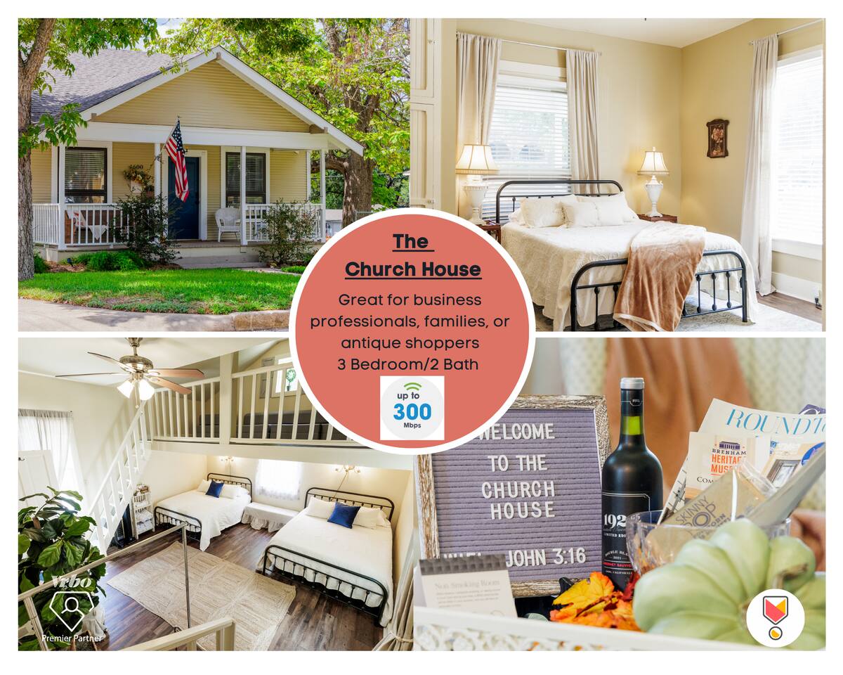 The Church House – Historic 1935 Home w/ Firepit