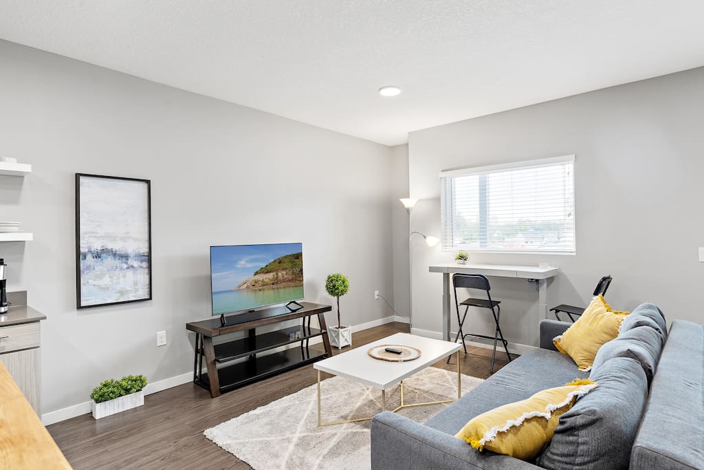 Elegant 1B | In-Unit W/D • Gym • Fast WiFi •NearDT