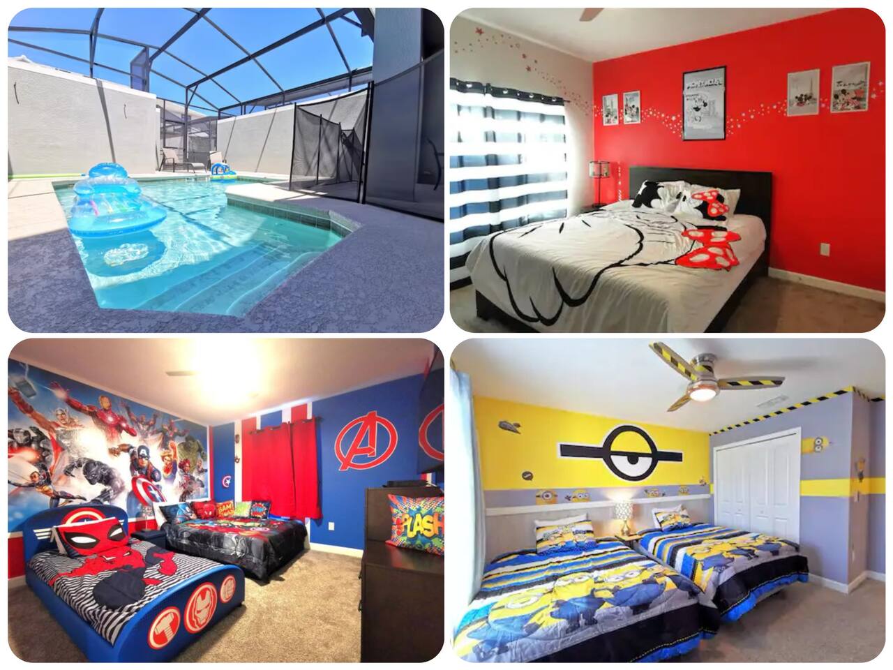 Disney Theme/Free Pool Heat/WaterPark/Parkings