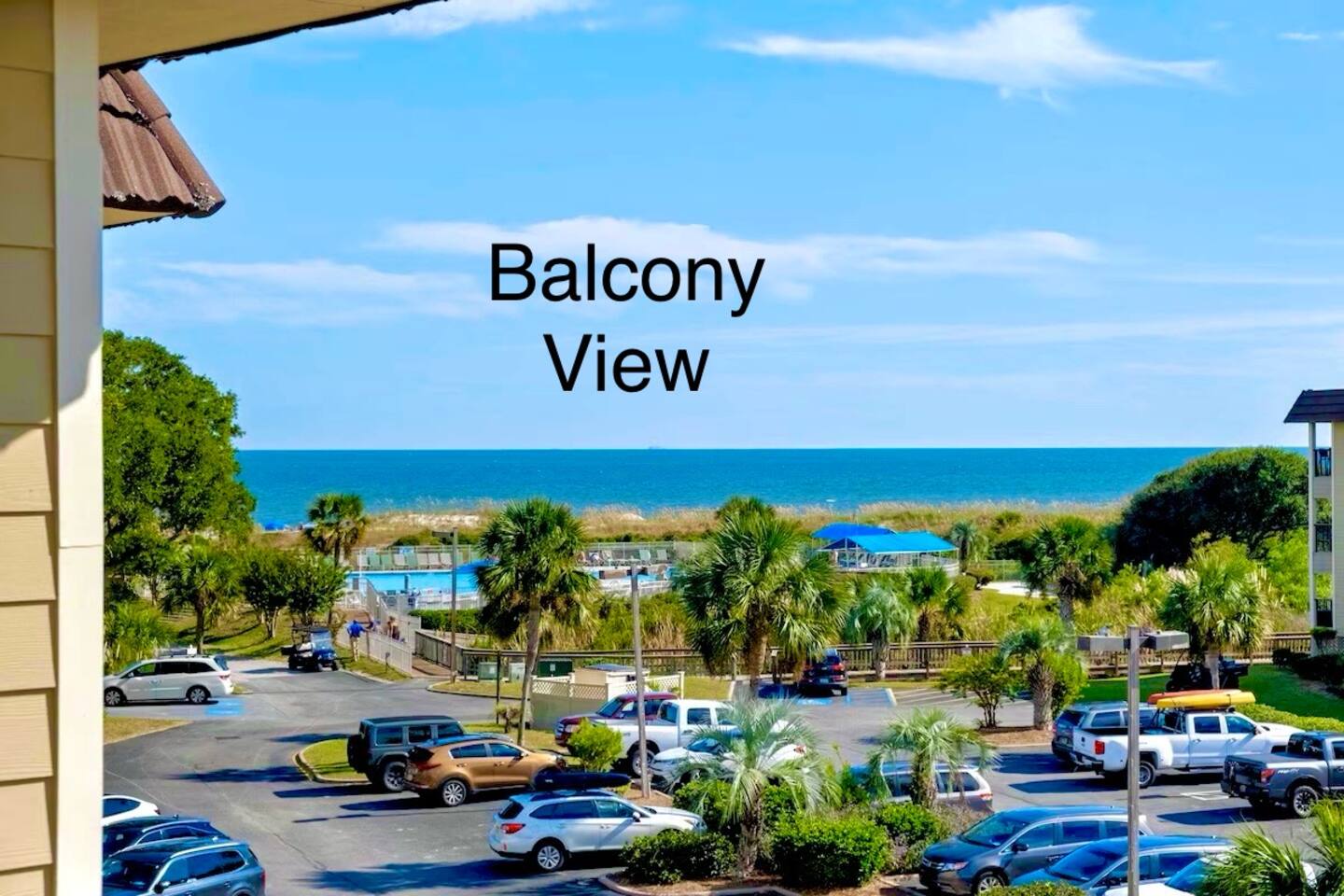 Ocean View KING BED 75"TV Beach Bar Pickleball GYM
