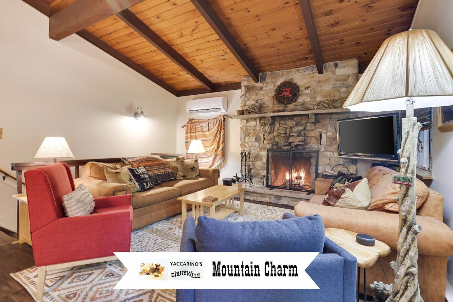 Cozy Fall in the Mountains! FirePit! Steps to Lake