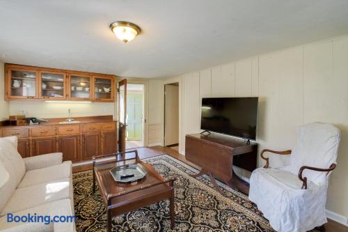 Family room at the back of the house, Roku TV and free wi-fi