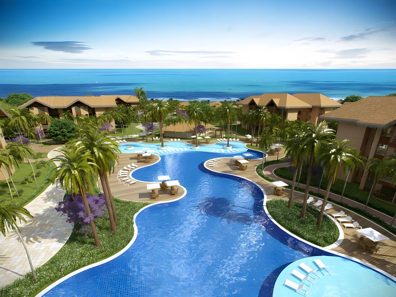 Deluxe Bungalow VG-Sun Cumbuco Sea View at Beach