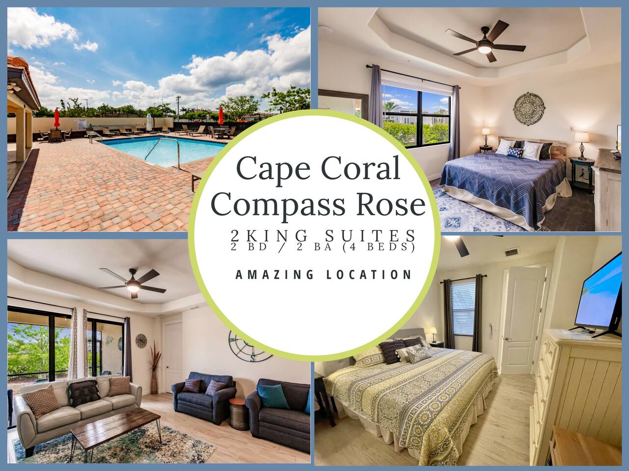 Luxury King Bds~1st Fl ~WiFi, Beach, Baby Supplies