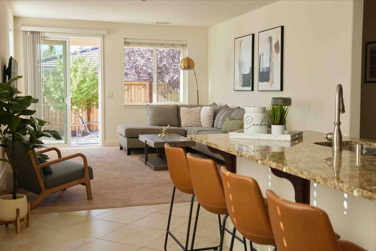 Upscale Home | Cal King Bed | 65" TV | Work Desk