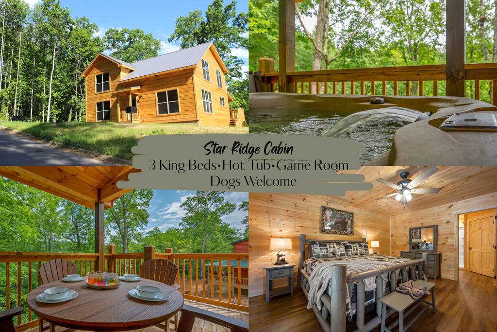 Fall Family Fun|Dogs Welcome|3 King Beds|Hot Tub