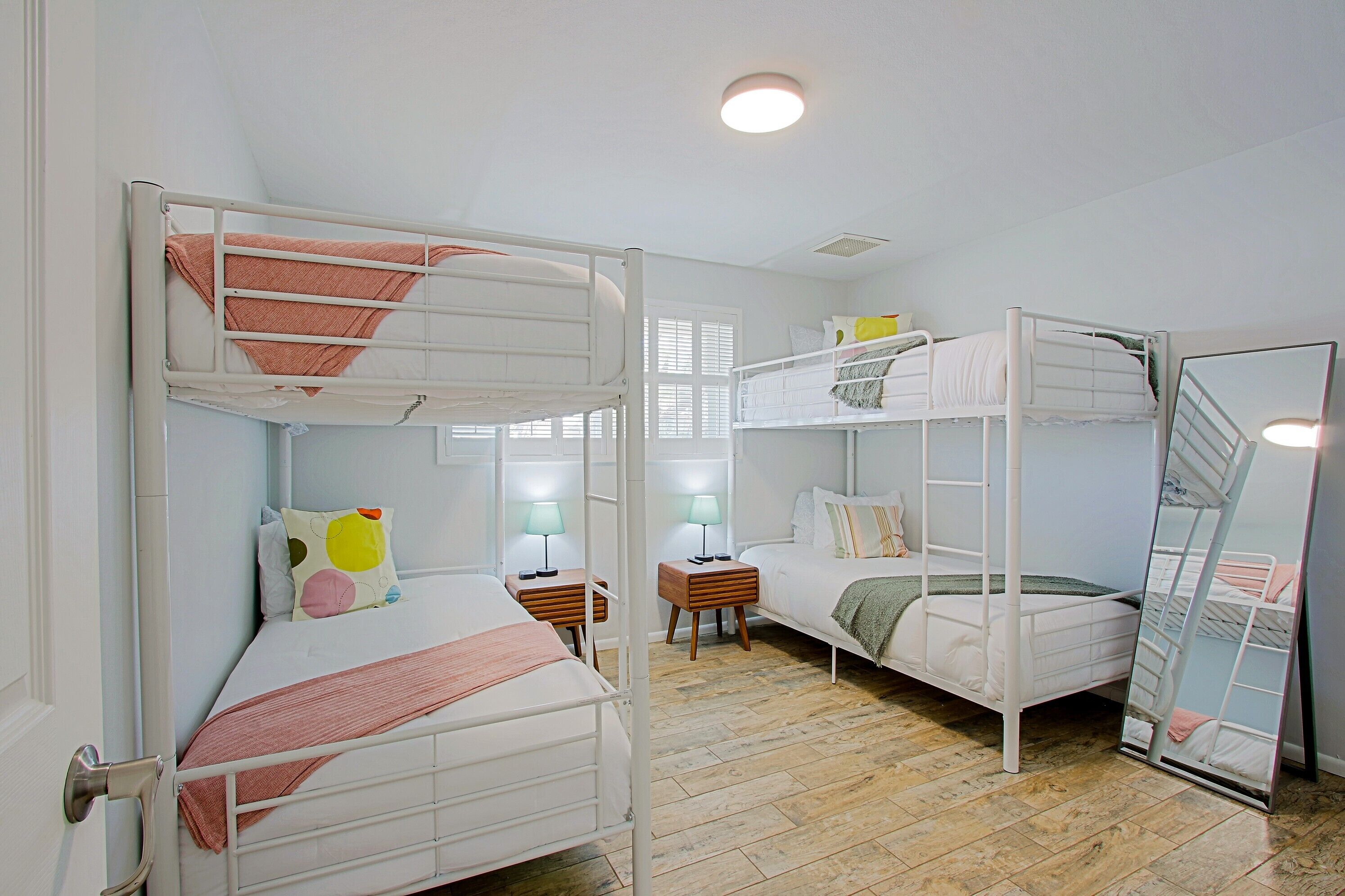 Bunk room perfect for kids, big enough for adults. Comfortable for everyone.
