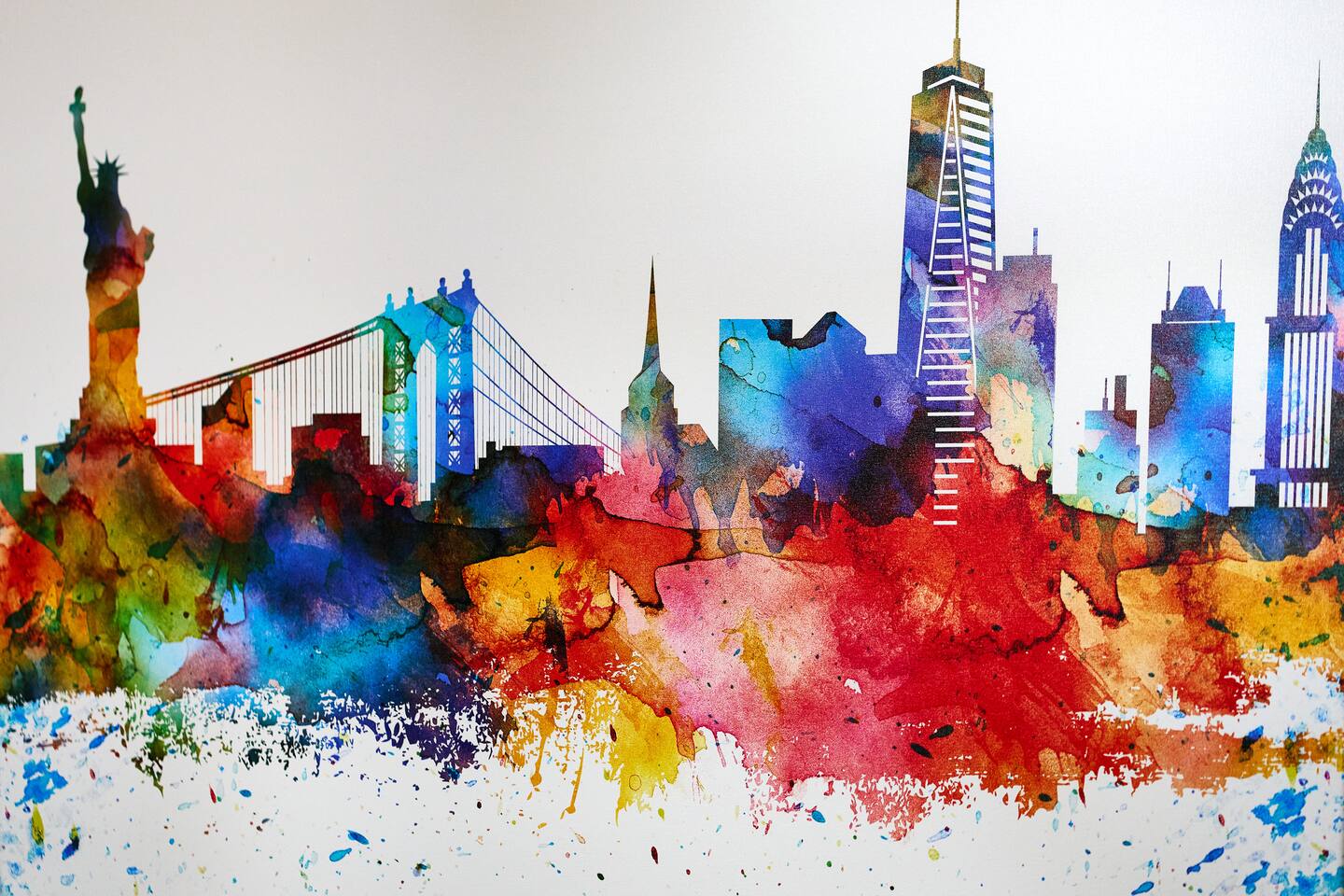 Custom Artwork!

This canvas is of Stature of Liberty and New York City by artist Michael Tompsett.