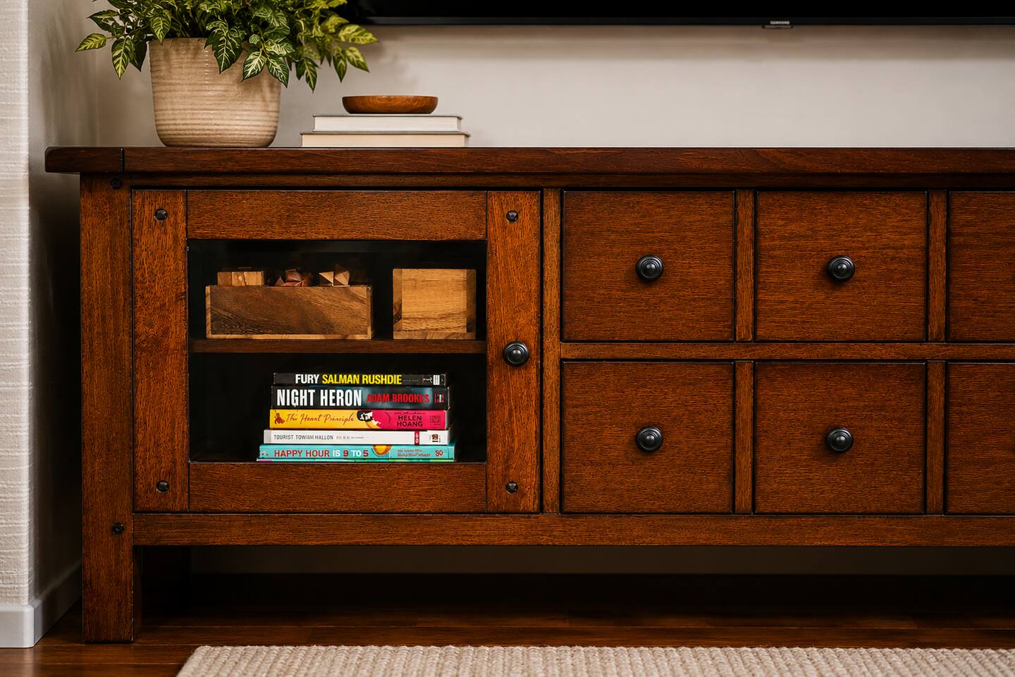 Right below the TCL Roku TV we feature a various games for your entertainment.

Also featuring adult books, children books, teenager books.