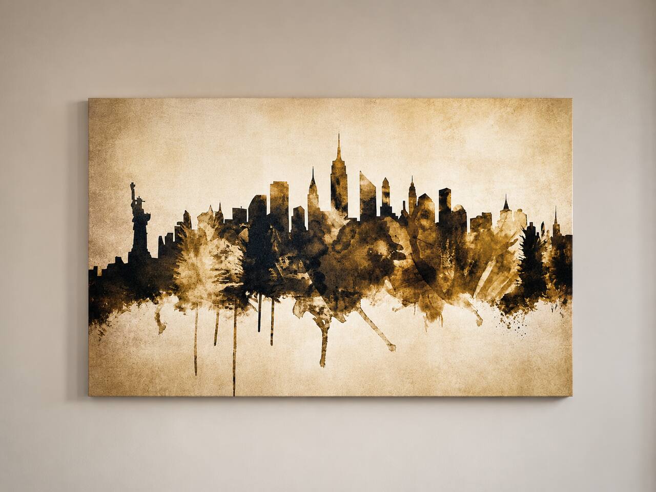 Custom Artwork featured in the the Jasper Room!

This canvas is of Stature of Liberty and New York City by artist Michael Tompsett.