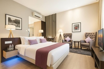 【Big BathTub】SeaFront •KingBed •Town •Couple-Stay in Penang, MY