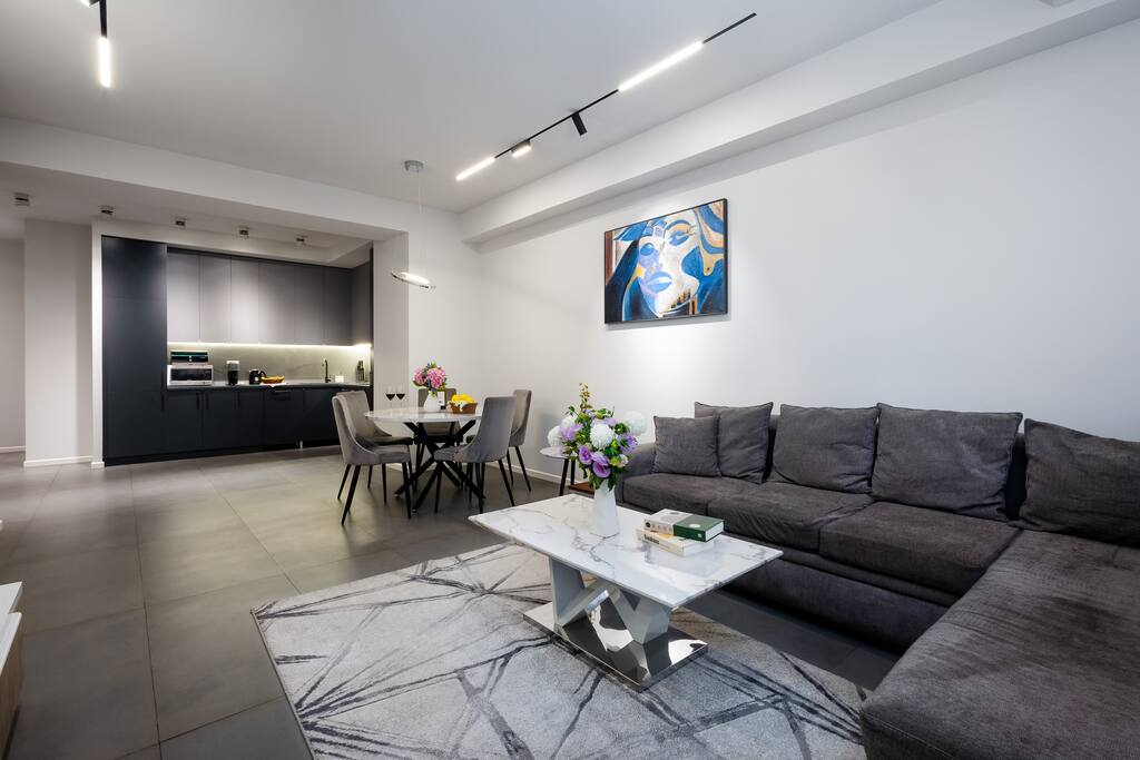 Contemporary Light Flat With Spacious Living Space