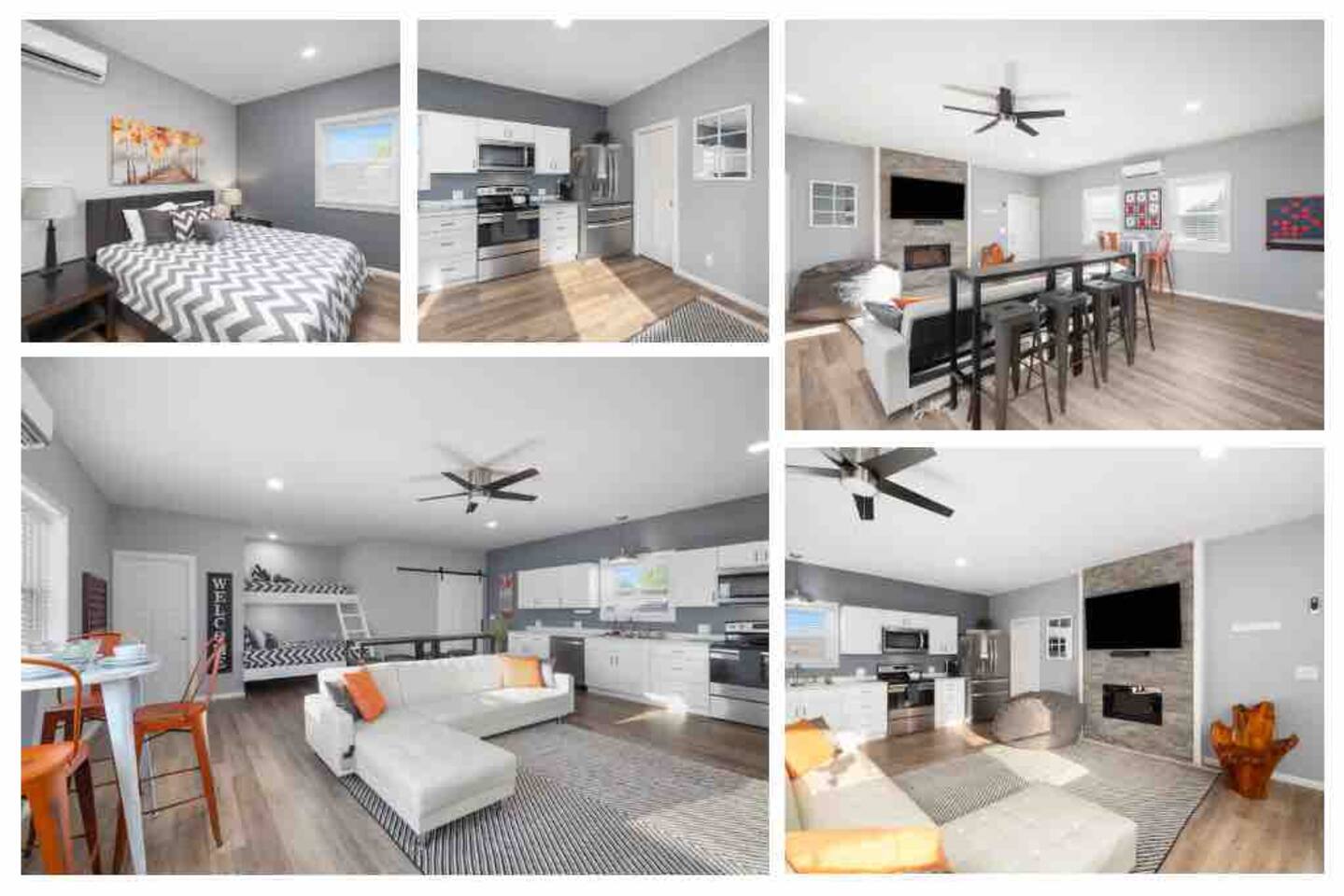 2 Units w/private entry - Bright, New and Modern!