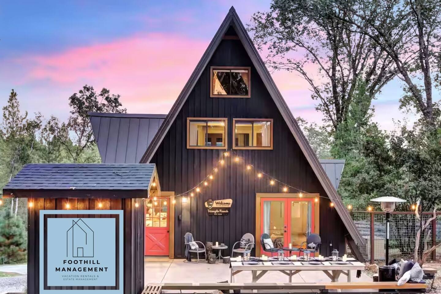 Scenic A-frame retreat, hot tub, treehouse & more!