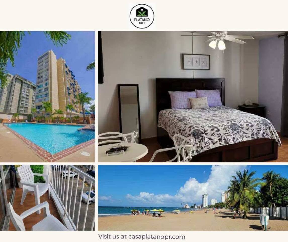 Isla Verde Studio Walk to Beach Free Parking Pool