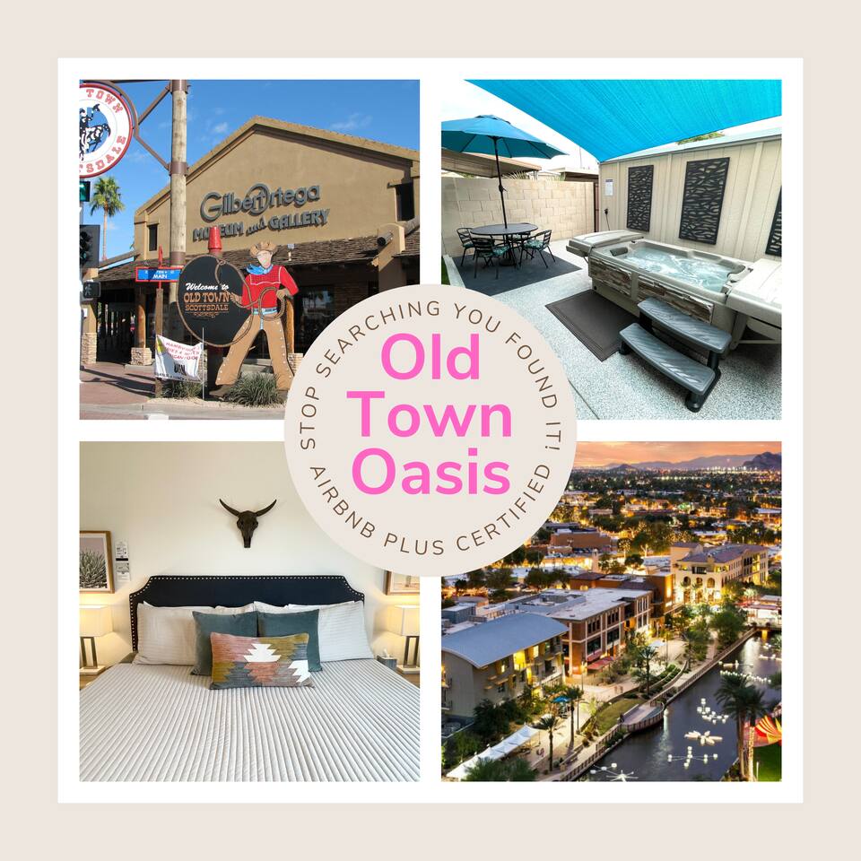 Historic Old Town Scottsdale | Modern Oasis  & Spa