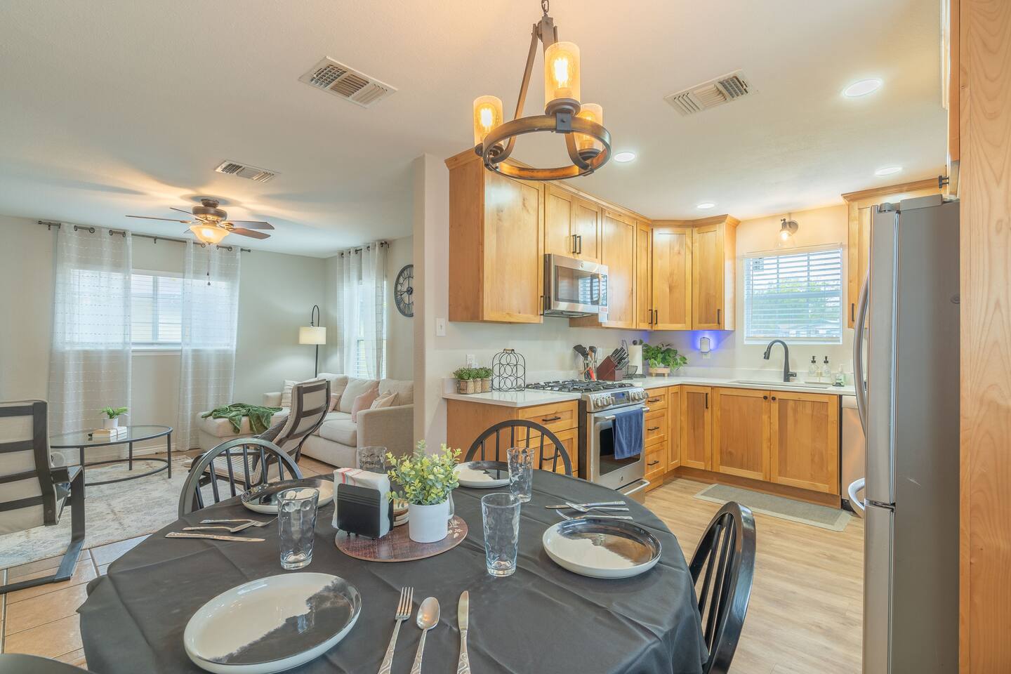 Inside 1604 Spacious Lackland AFB Beauty King Bed