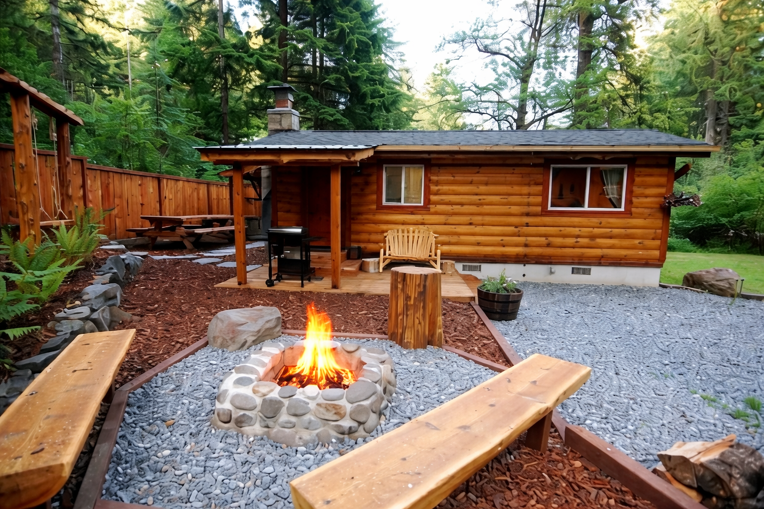 Knotty Shack Cabin-Unique Log Cabin with Hot Tub