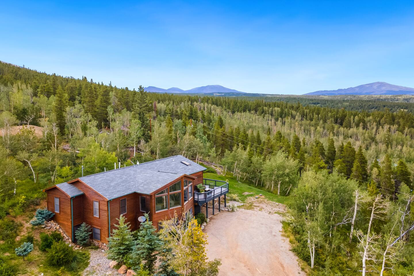 Lamb Mountain Ranch Secluded Eight Acre Fairplay Cabin with Hot Tub and Game Room — 2