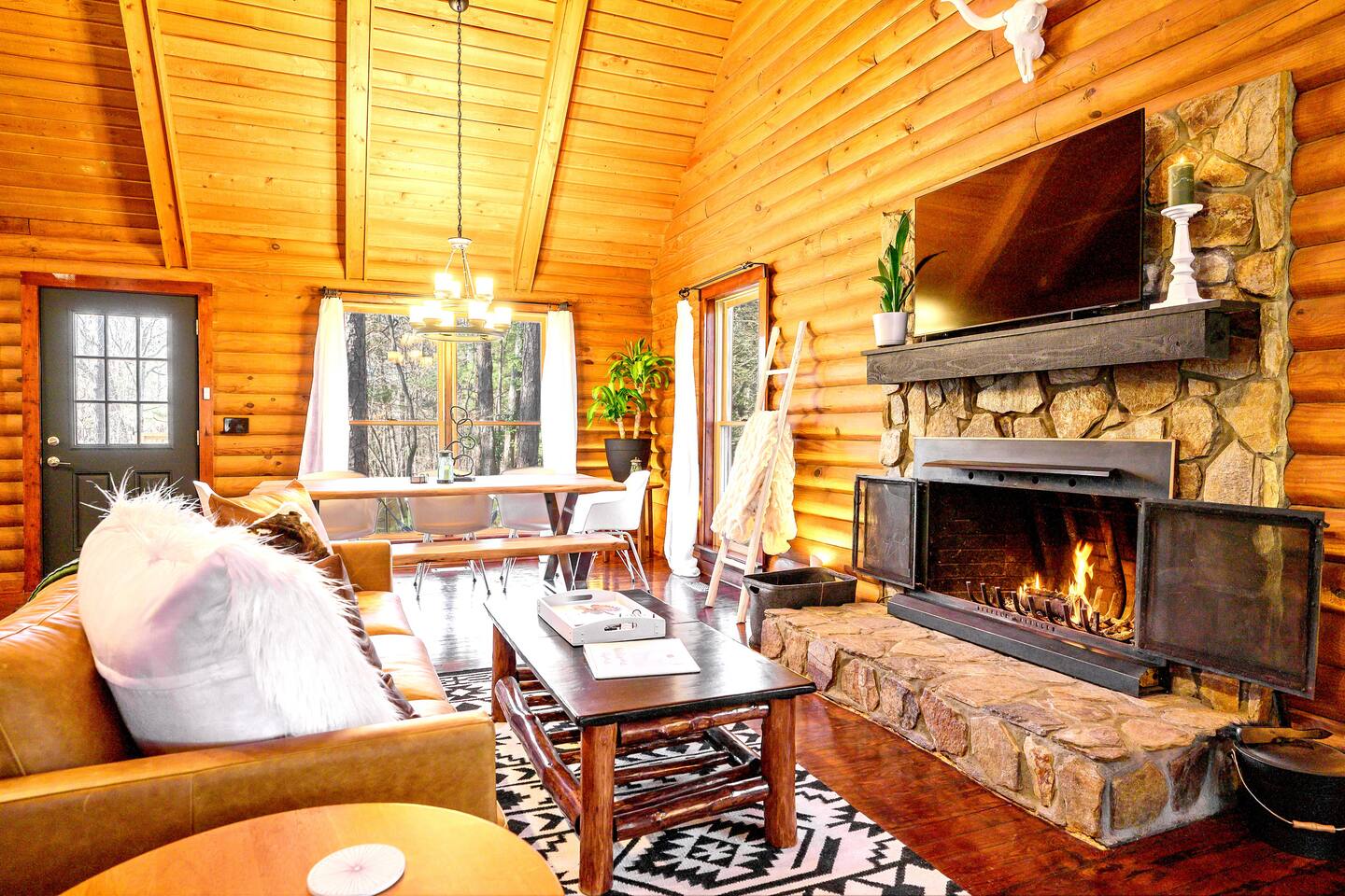 Designer Cabin • Wooded Acre • Epic Coffee Bar