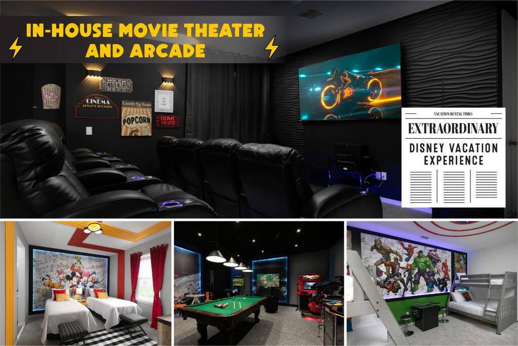 Movie Theater-Arcade-Comfort & Luxury-SolaraResort