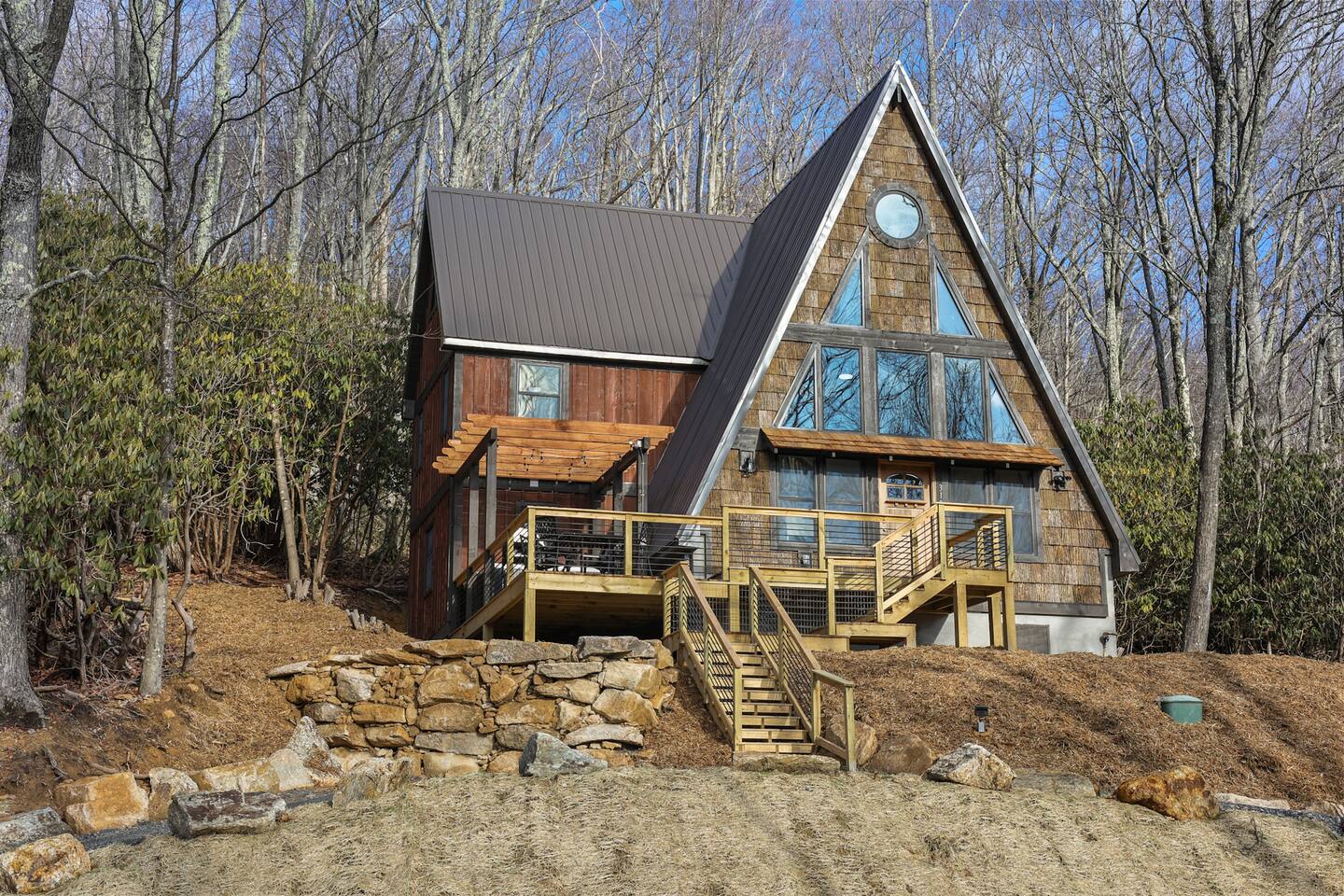 New A-Frame Cabin - Hot Tub, Fire Pit, Views!