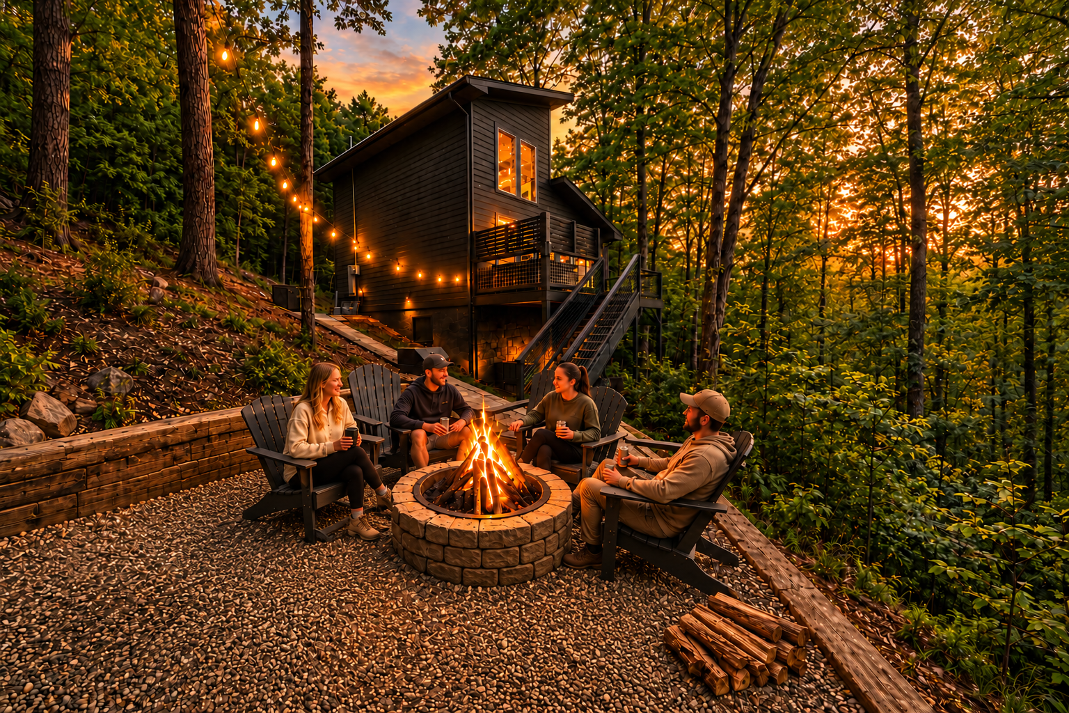 Near Dollywood | Hot Tub, Fire Pit & Games
