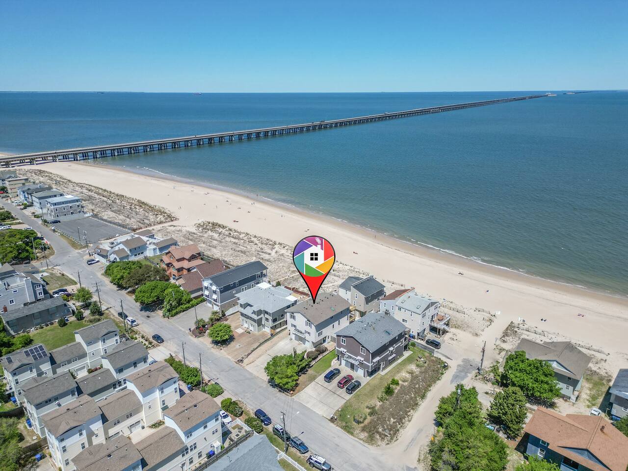 Steps to Beach at Chics Beach! Sleeps 12 & Garage!