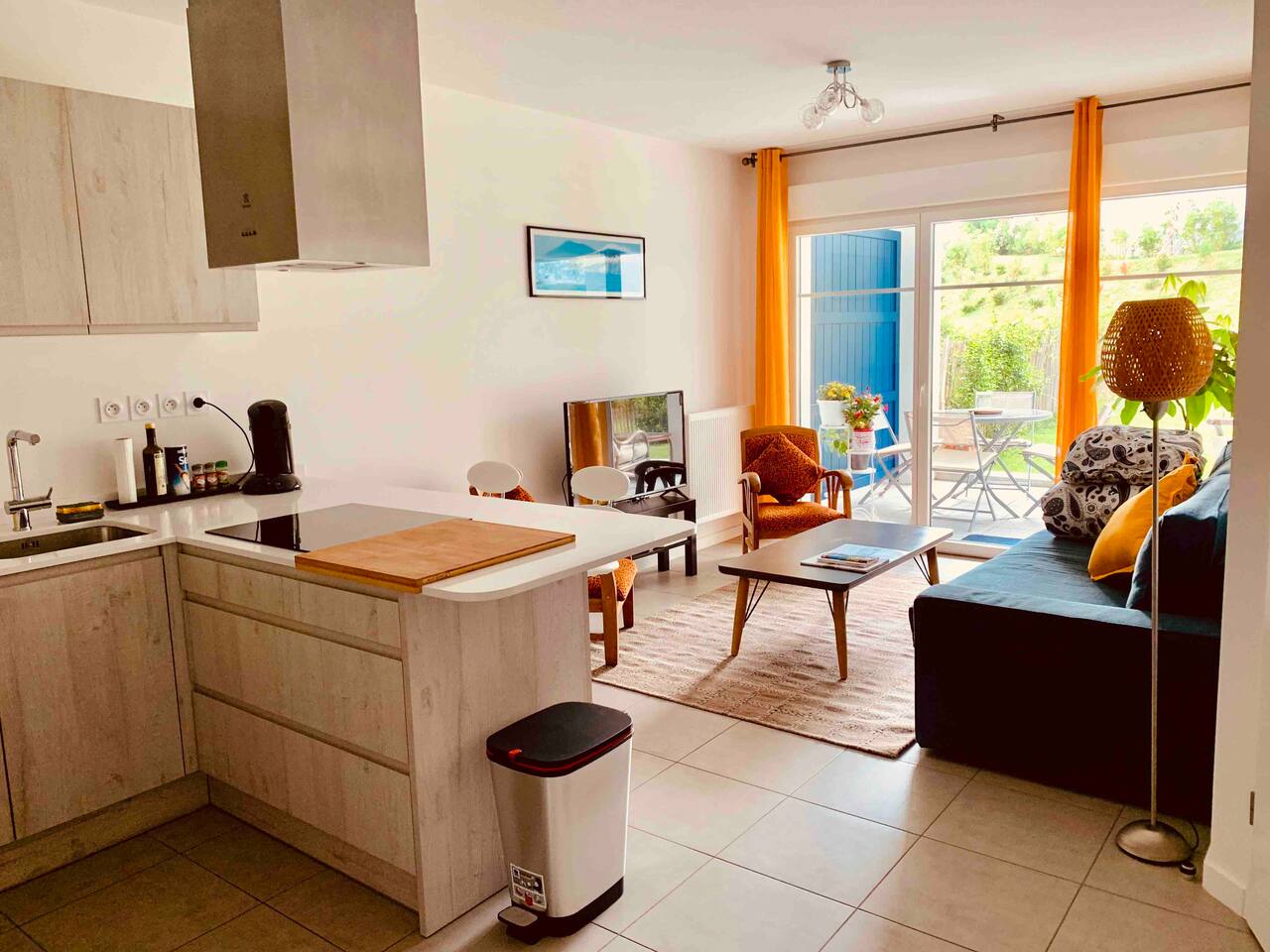 T2 + Jardin à 10min à pied des plages et du centre